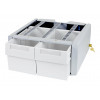 Ergotron StyleView SV43/44 Series Supplemental Double Tall Mounting Component (2-Drawer Module), Grey/White