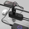 Dudao A27TEU PD 30W GaN Wall Charger, USB-A + USB-C, Black