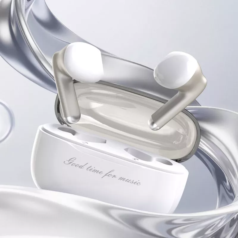 Dudao U8 TWS Wireless In-Ear Headphones, Bluetooth 5.3, White