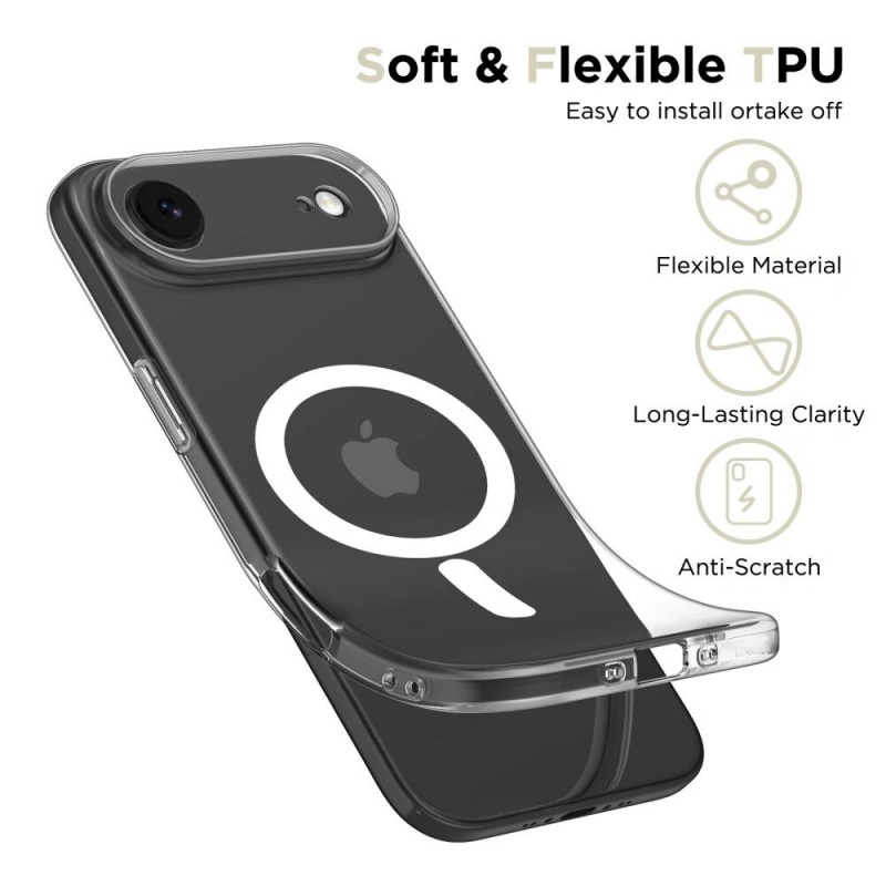 Tech-Protect FlexAir MagSafe Case for Apple iPhone Air, Clear