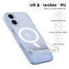 Tech-Protect FlexAir MagSafe case for Apple iPhone 17, clear glitter