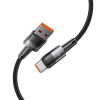 Tech-Protect Ultraboost USB-A / USB-C cable, 66W, 6A, 50 cm, Grey