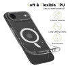 Tech-Protect FlexAir MagSafe case for Apple iPhone Air, clear glitter