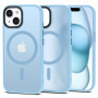 Tech-Protect MagMat MagSafe Apple iPhone 15 case, Matte Sky Blue