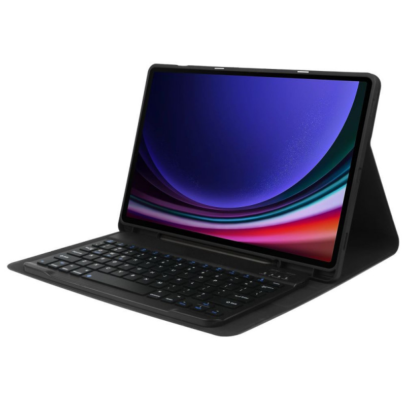 Tech-Protect SmartCase Pen Samsung Galaxy Tab S9 FE+ case with keyboard, Black