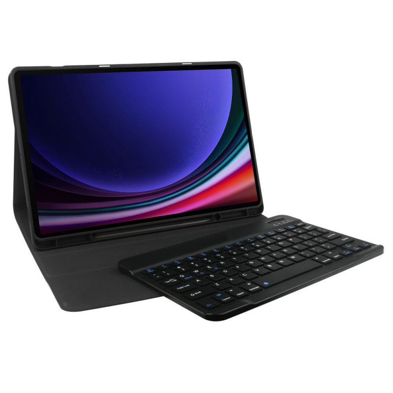 Tech-Protect SmartCase Pen Samsung Galaxy Tab S9 FE+ case with keyboard, Black