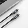 Tech-Protect Ultraboost USB-C PD cable, 100W, 5A, 25 cm, Grey