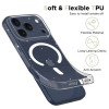 Tech-Protect FlexAir MagSafe case for Apple iPhone 17 Pro, clear glitter