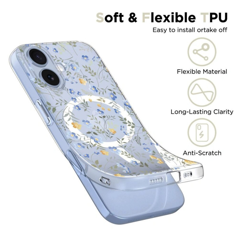 Tech-Protect FlexAir MagSafe case for Apple iPhone 17, Spring Flowers