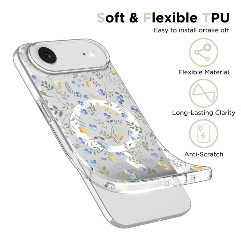 Tech-Protect FlexAir MagSafe case for Apple iPhone Air, Spring Flowers