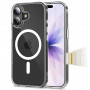 Tech-Protect Flexair Hybrid CC MagSafe case for Apple iPhone 17, clear