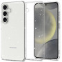 Tech-Protect FlexAir case for Samsung Galaxy S25, clear glitter