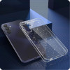 Tech-Protect FlexAir case for Samsung Galaxy S25, clear glitter