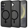 Tech-Protect Magmat MagSafe case for Samsung Galaxy S25, matte black