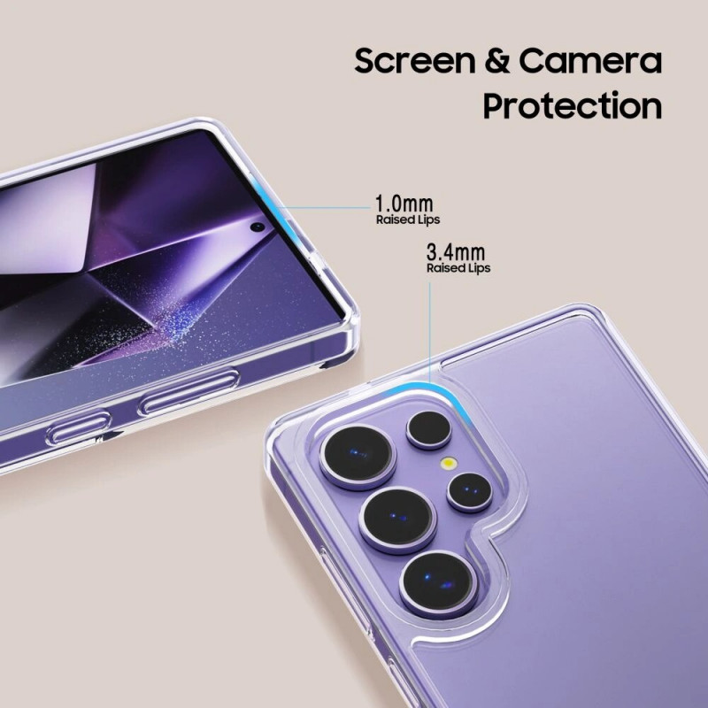 Tech-Protect Flexair Hybrid case for Samsung Galaxy S25 Ultra, clear