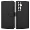 Tech-Protect Wallet case for Samsung Galaxy S25, black