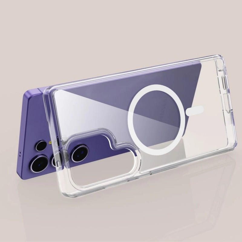 Tech-Protect Flexair Hybrid MagSafe case for Samsung Galaxy S25 Ultra, clear
