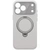 UNIQ Elix Case for Apple iPhone 18 Pro Max / 17 Pro Max, 360 Rotating Kickstand, light grey