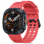 Tech-Protect Silicone Air Strap for Samsung Galaxy Watch Ultra 1 / 2 (2024-2026) 47 mm, Crimson Red
