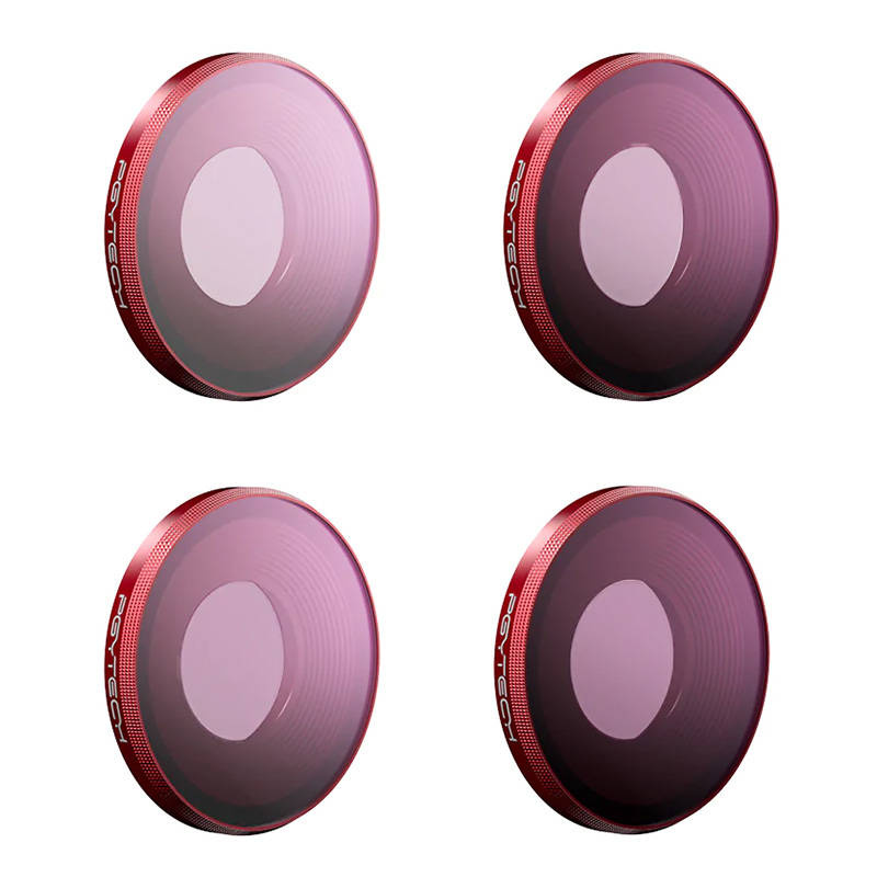 PGYTECH P-32C-012 ND Filter Set (ND8, ND16, ND32, ND64) for DJI Osmo Action 3