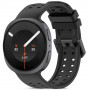 Tech-Protect Silicone Air Strap for Samsung Galaxy Watch 8 / 9 / Classic 40 / 44 / 46 mm, Black