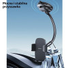 USAMS US-ZJ065 dashboard car phone mount with suction cup, black (ZJ065ZJ01)