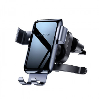 Ugreen LP274 gravity car phone holder for round air vents, grey