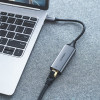 Ugreen CM199 USB-C to RJ45 Gigabit Ethernet network adapter, 1000 Mbps, grey