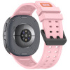 Tech-Protect Silicone Air Strap for Samsung Galaxy Watch 8 / 9 / Classic 40 / 44 / 46 mm, Powder Pink