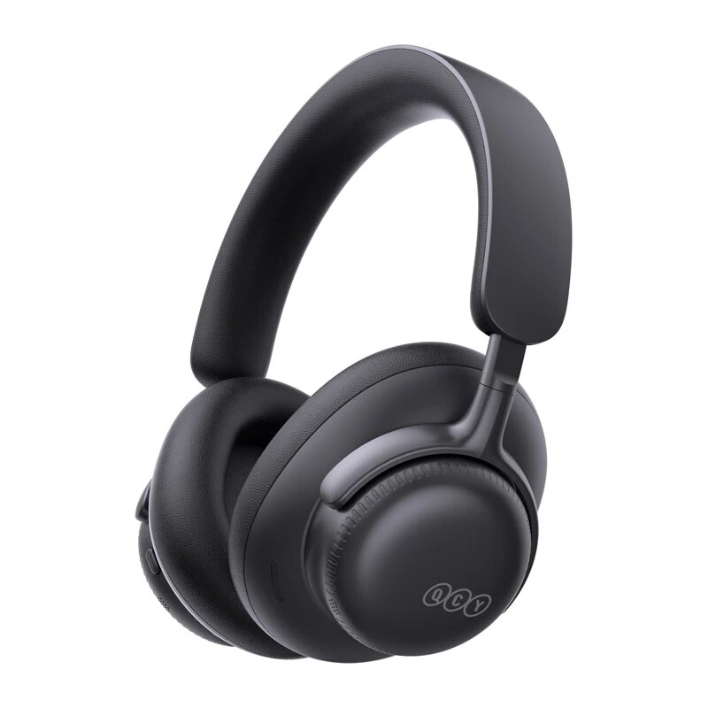 QCY H6 Ultra wireless over-ear headphones, adaptive ANC, Bluetooth 6.0, black