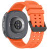 Tech-Protect Silicone Air Strap for Samsung Galaxy Watch 8 / 9 / Classic 40 / 44 / 46 mm, Tangerine Orange