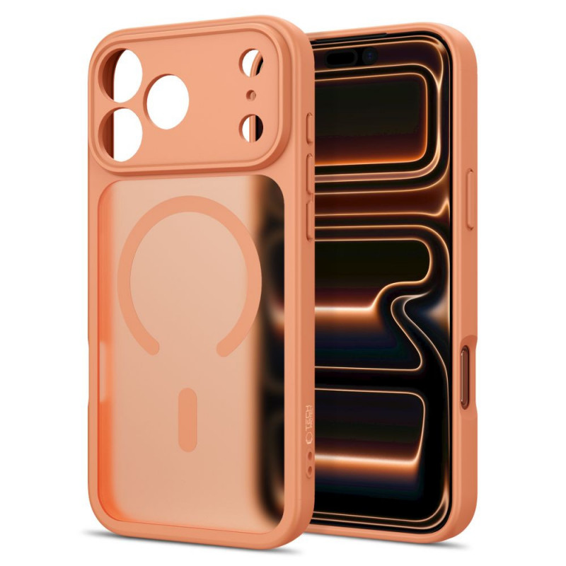 Tech-Protect BasicMag MagSafe Case for Apple iPhone 17 Pro / 18 Pro, Matte Cosmic Orange