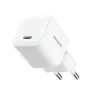 Joyroom TCG08 (JR-TCG08) GaN travel charger, USB-C, 20W, PD 3.0, QC 3.0, white