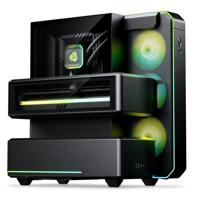 Phanteks EX5 Midi Tower PC Case, ATX, Direct Cooling, Black