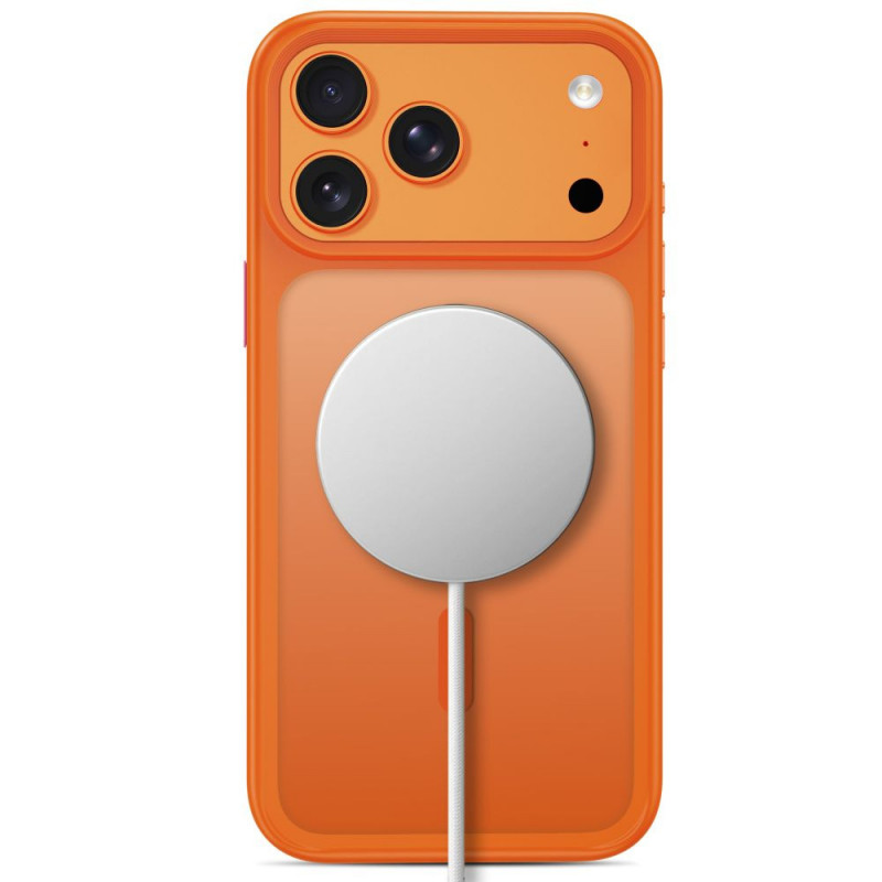 Tech-Protect Magmat MagSafe CC Case for Apple iPhone 17 Pro / 18 Pro, Matte Cosmic Orange