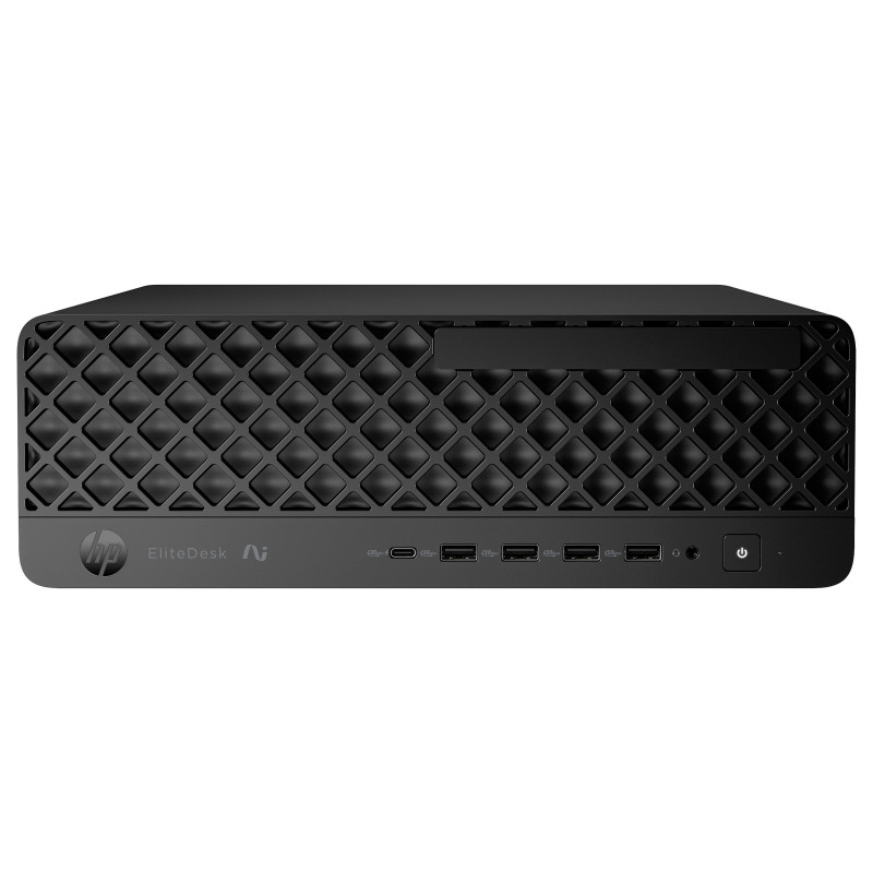 HP EliteDesk 8 SFF G2a Desktop PC, AMD Ryzen AI 5 435, 16 GB RAM, 512 GB SSD, Windows 11 Pro, 3-year support