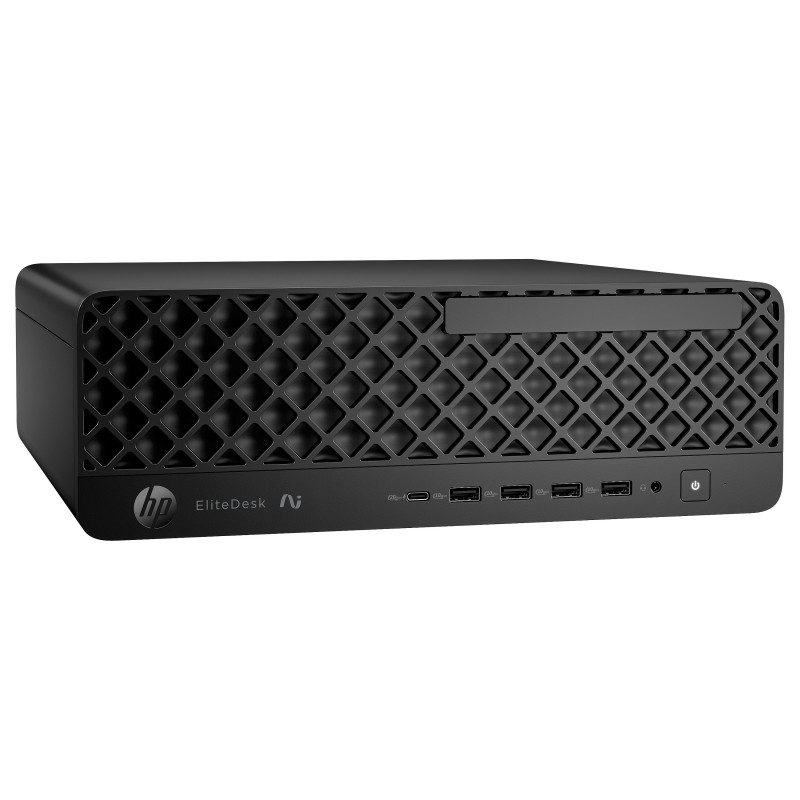 HP EliteDesk 8 SFF G2a Desktop PC, AMD Ryzen AI 5 435, 16 GB RAM, 512 GB SSD, Windows 11 Pro, 3-year support