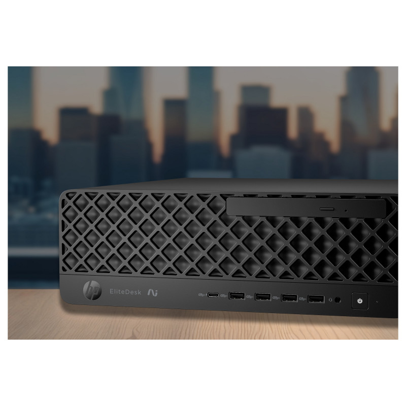HP EliteDesk 8 SFF G2a Desktop PC, AMD Ryzen AI 5 435, 16 GB RAM, 512 GB SSD, Windows 11 Pro, 3-year support