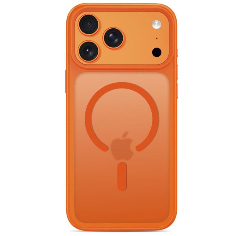 Tech-Protect Magmat MagSafe CC Case for Apple iPhone 17 Pro Max / 18 Pro Max, Matte Cosmic Orange