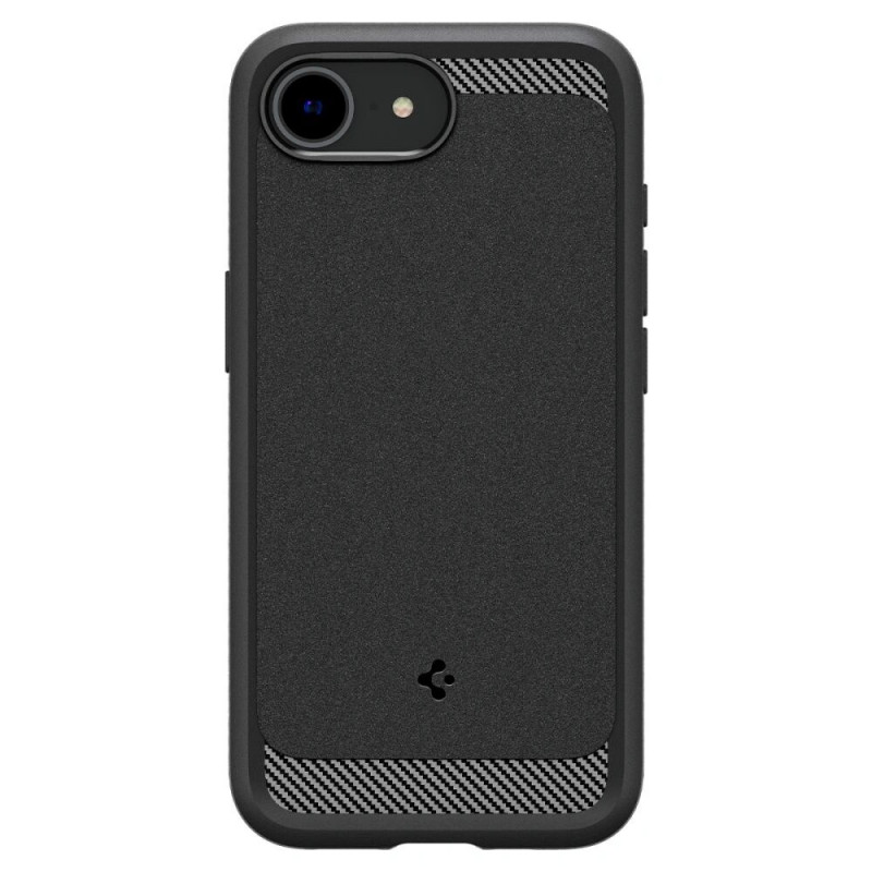 Spigen Rugged Armor Mag MagSafe Case for Apple iPhone 17e / 16e, Matte Black