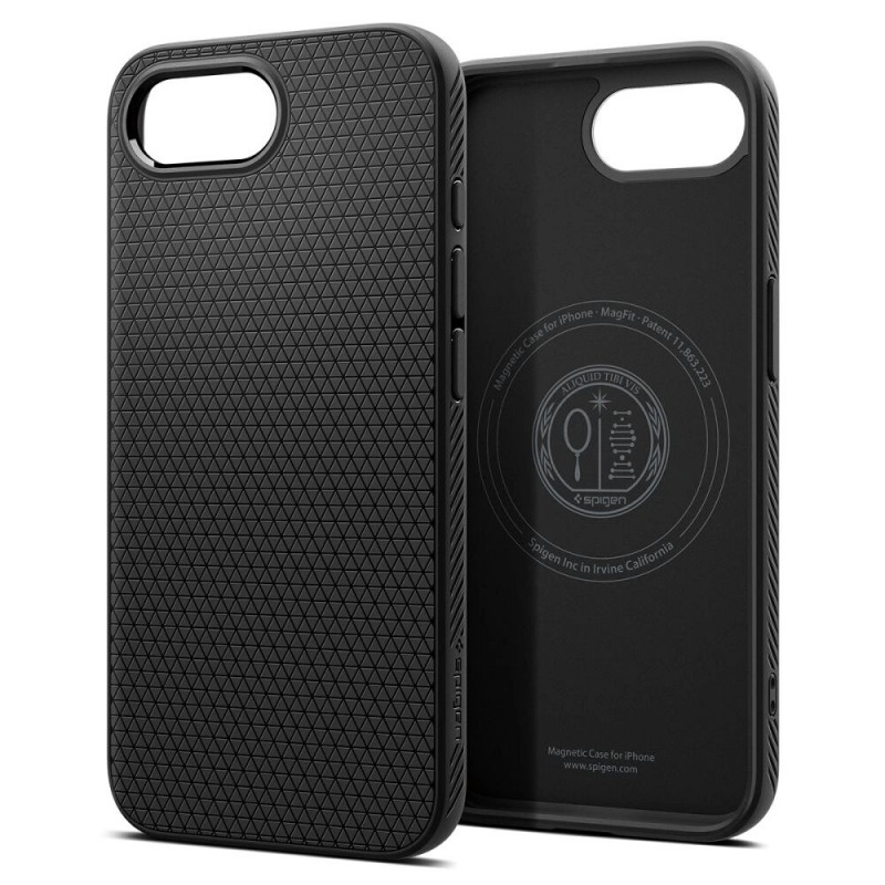 Spigen Liquid Air Mag MagSafe Case for Apple iPhone 17e / 16e, Matte Black