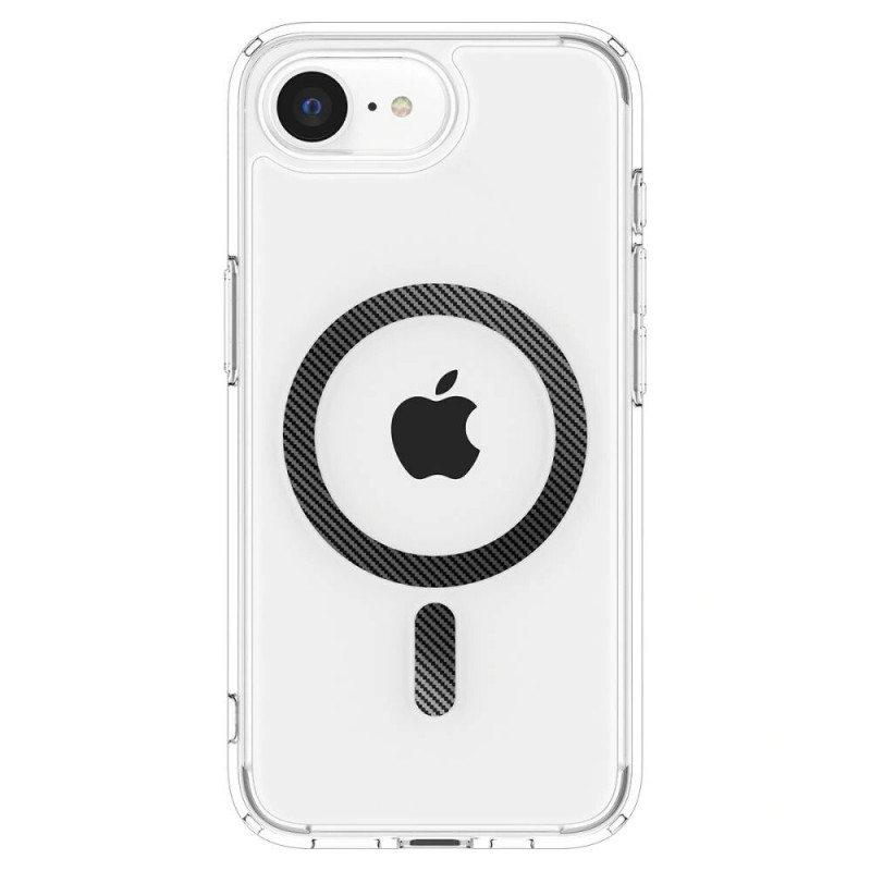 Spigen Ultra Hybrid Mag MagSafe Case for Apple iPhone 17e / 16e, Carbon Fiber