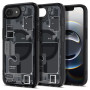 Spigen Ultra Hybrid Mag MagSafe Case for Apple iPhone 17e / 16e, Zero One Black