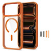 Tech-Protect Magmat MagSafe CC Case for Apple iPhone 17 Pro / 18 Pro, Cosmic Orange / clear