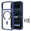 Tech-Protect Magmat MagSafe CC Case for Apple iPhone 17 Pro / 18 Pro, Deep Blue / clear