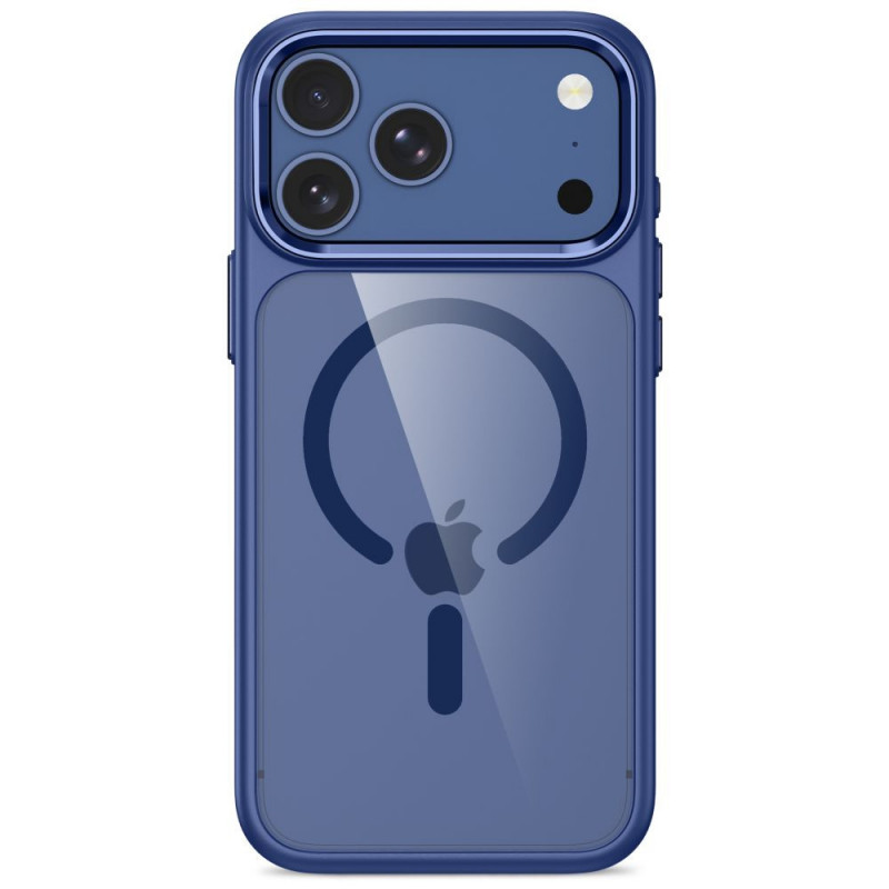 Tech-Protect Magmat MagSafe CC Case for Apple iPhone 17 Pro / 18 Pro, Deep Blue / clear