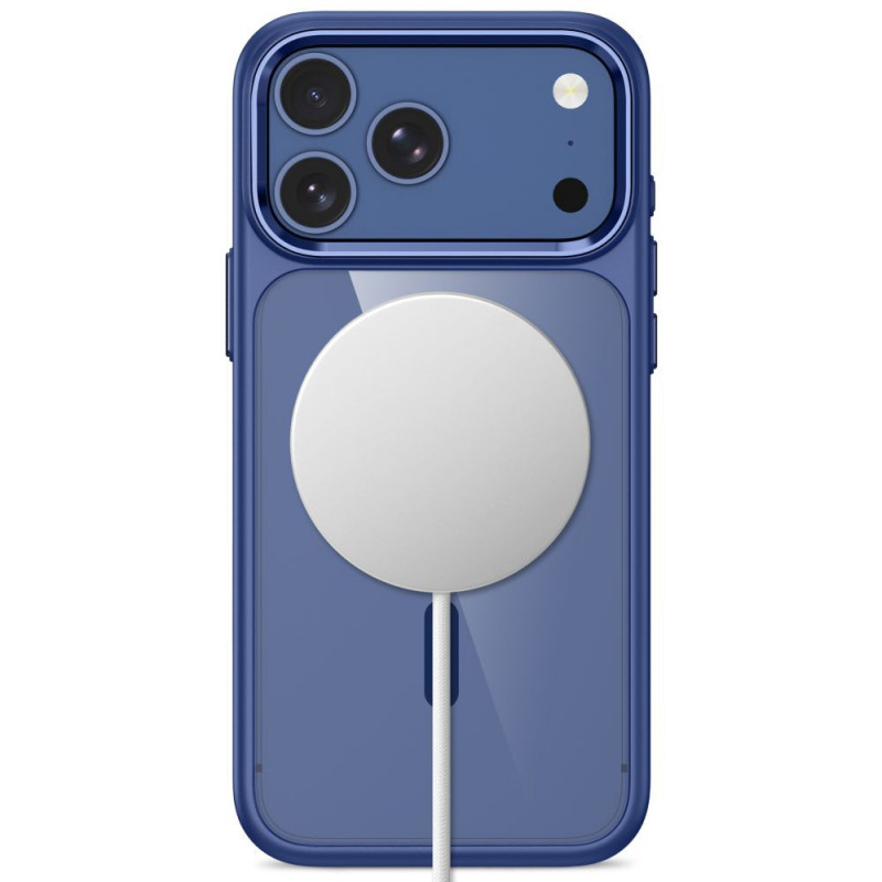 Tech-Protect Magmat MagSafe CC Case for Apple iPhone 17 Pro / 18 Pro, Deep Blue / clear