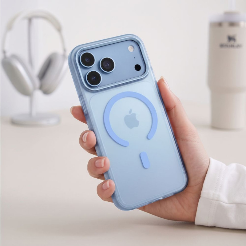 Tech-Protect MagZero MagSafe Case for Apple iPhone 17 Pro Max / 18 Pro Max, Matte Light Blue