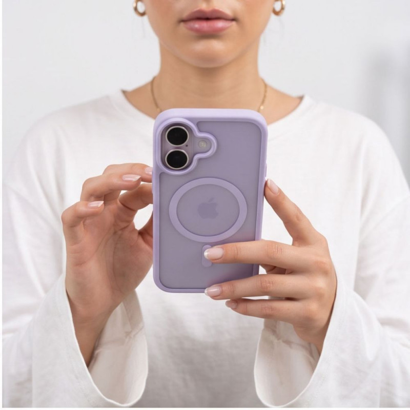 Tech-Protect BasicMag MagSafe Case for Apple iPhone 17, Matte Lavender