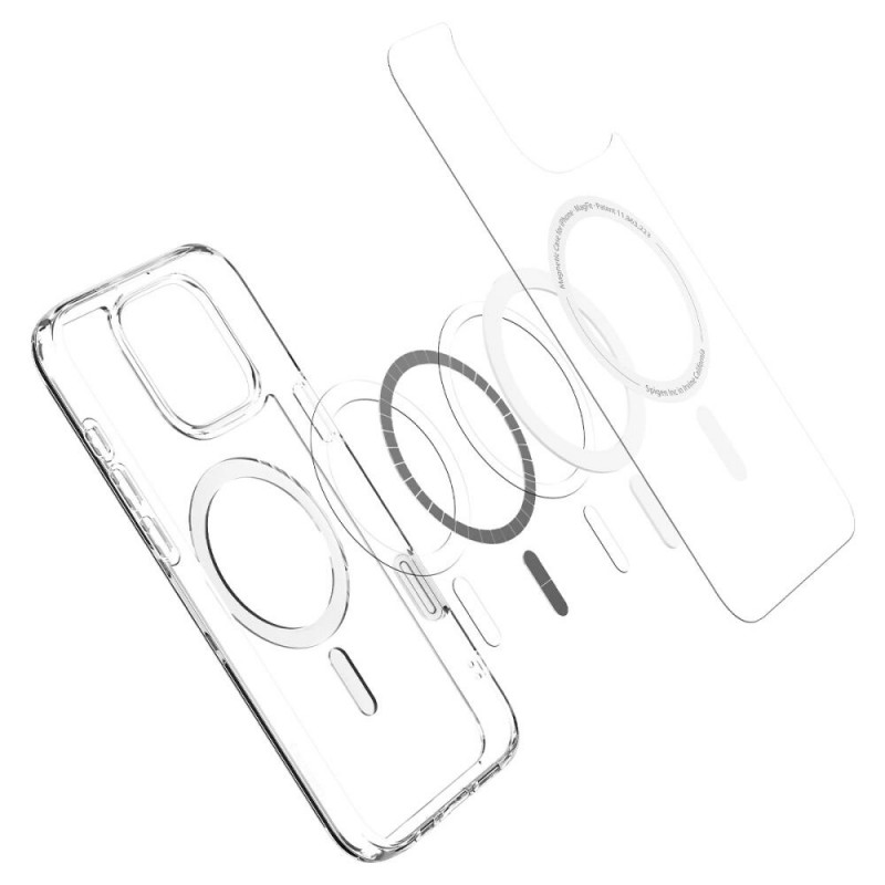 Spigen Ultra Hybrid T Mag MagSafe Case for Apple iPhone 16 Pro, White